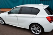 BMW 1. séria F20/F21 2011–2019 Okenná lišta (nerez) fotografia 11
