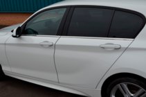 BMW 1. séria F20/F21 2011–2019 Okenná lišta (nerez) fotografia 10