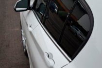 BMW 1. séria F20/F21 2011–2019 Okenná lišta (nerez) fotografia 8