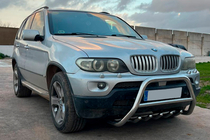 BMW X5 E53 1999–2006 Predný ochranný rám WT003 (nerez) fotografia 1