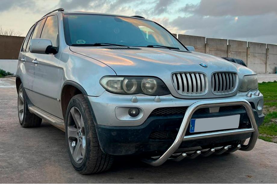 BMW X5 E53 1999–2006 Predný ochranný rám WT003 (nerez) Image