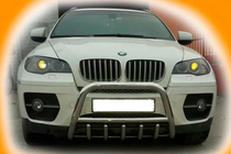 BMW X6 E71 2008–2014 Predný ochranný rám WT003 (nerez) fotografia 4