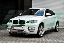 BMW X6 E71 2008–2014 Predný ochranný rám WT003 (nerez) fotografia 3