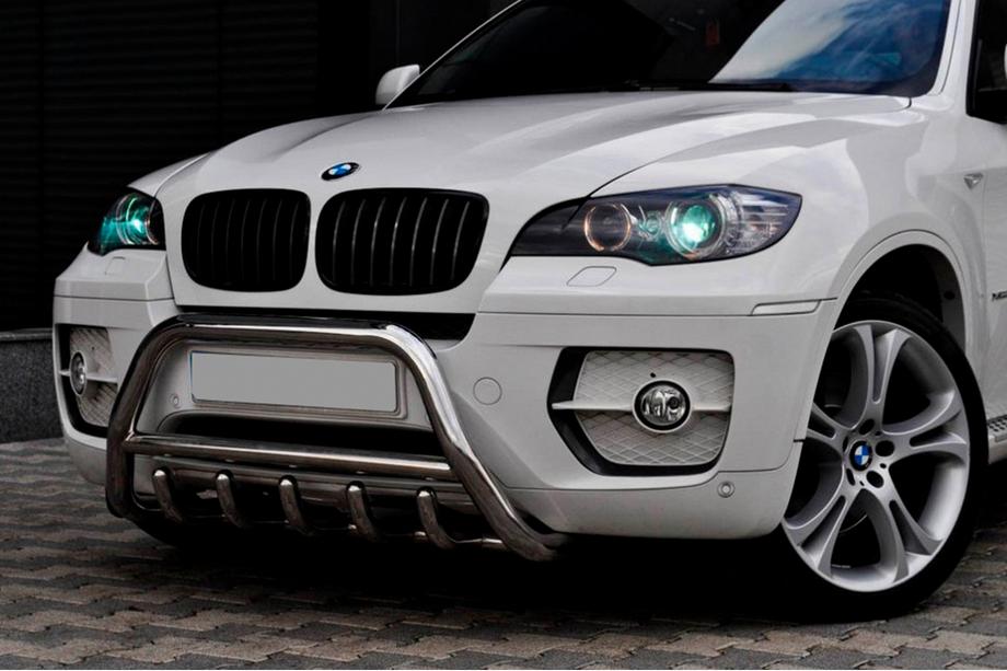 BMW X6 E71 2008–2014 Predný ochranný rám WT003 (nerez) Image