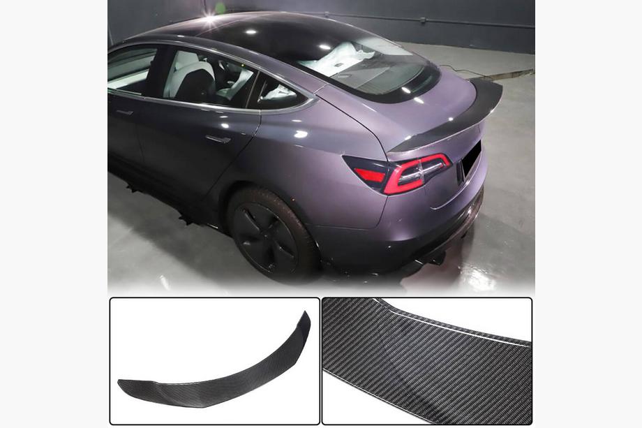Tesla Model 3 2017– Spojler V1 (2017-2023, karbón) Image