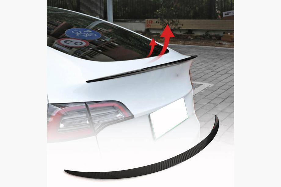 Tesla Model 3 2017– Spojler V5 (2017-2023, karbón) Image