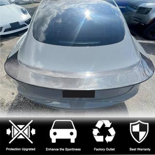 Spojler V9 (2017-2023, karbón) Tesla Model 3 2017– fotografia 2