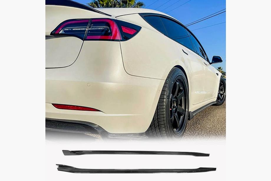 Tesla Model 3 2017– Prahové lišty Carbon V2 (2016-2022) Image