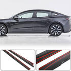 Tesla Model 3 2017– Nadstavce prahov V1 (2017-2023, Carbon) fotografia 2