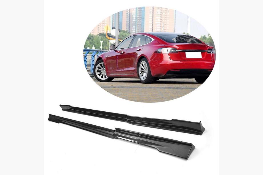 Tesla Model S 2012– Nadstavce prahov V2 (2014-2021, Karbón) Image