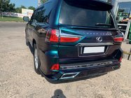 Lexus LX570/450d 2008–2022 TRD zadný difúzor (2016-2022) Biela farba fotografia 1