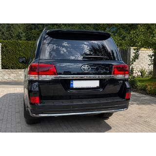 Zadná lišta difúzora s chrómom 2016-2021 (Executive 2019/2021) Toyota Land Cruiser 200 2007–2021 fotografia 2