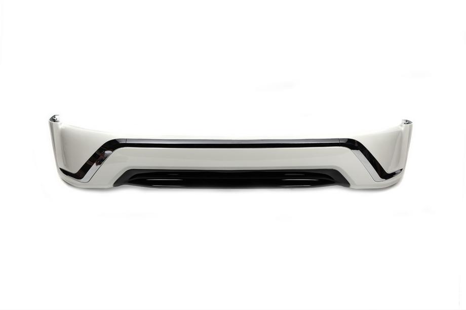 Toyota Land Cruiser 200 2007–2021 Predný lip spojler 2016↗ (Executive 2016) Čierna farba Fotografia 3