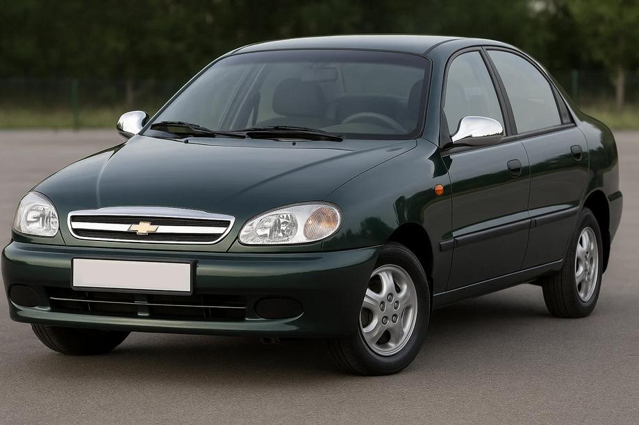 Chevrolet Lanos 1998–2017 Nerezové kryty zrkadiel Image