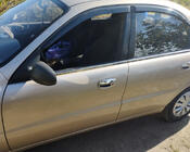 Chevrolet Lanos 1998–2017 Okenné lišty (4 ks, nerez) fotografia 2