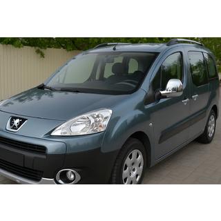 Kryty zrkadiel z nehrdzavejúcej ocele 2008-2012 (2 ks) Peugeot Partner Tepee 2008–2018 fotografia 1