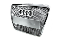 Audi A6 C6 2004–2011 Predná maska v štýle RS (sivá s chrómom) fotografia 7