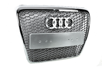 Audi A6 C6 2004–2011 Predná maska v štýle RS (sivá s chrómom) fotografia 6