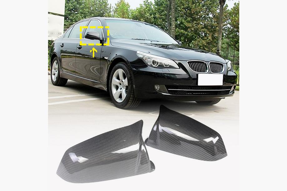BMW 5. rad E60/E61 2003–2010 Kryty zrkadiel (pre 2007-2010, karbón) Image