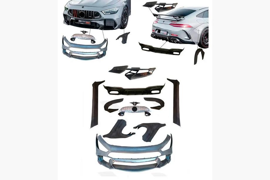 Mercedes AMG GT 4 X290 2018– Sada bodykitu Rocket 900 Carbon (2018-2022) Fotografia 2