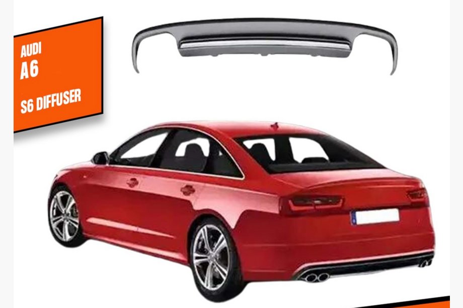Audi A6 C7 2011–2017 Difúzor zadného nárazníka DPT V1 (2011-2014) Image