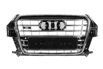 Audi Q3 2011–2019 Predná maska SQ3 (2011-2015, čierna s chrómom) fotografia 1