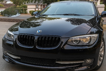 BMW 3. séria E92/E93 2006–2013 Obličkové mriežky M-Look (pre 2010-2013, čierny lesk) fotografia 1