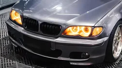 BMW 3 E46 1998–2006 M-Look DPT obličkové mriežky (pre Coupe 2003-2006, čierny lesklý) fotografia 1