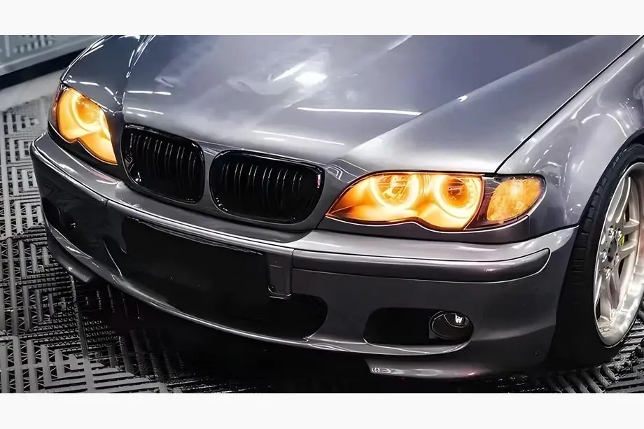 BMW 3 E46 1998–2006 M-Look DPT obličkové mriežky (pre Coupe 2003-2006, čierny lesklý) Image