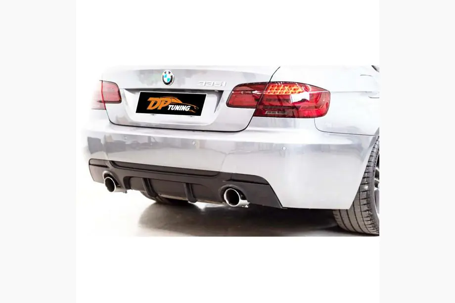 BMW 3. séria E92/E93 2006–2013 Difúzor zadného nárazníka DPT (pre E92 M-Sport, čierny lesklý) Image