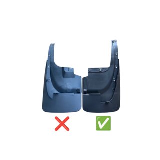 Zadné lapače nečistôt 2015-2021 (2 ks, pod bodykit, široké) Toyota Land Cruiser 200 2007–2021 fotografia 2