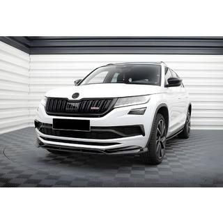 DPT predný lip spojler (lesklá čierna) Skoda Kodiaq 2016–2023 fotografia 2