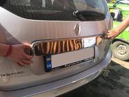 Dacia Duster 2008–2018 Plná lišta nad ŠPZ (nerez) fotografia 2