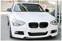 BMW 1. séria F20/F21 2011–2019 BMW obličkové mriežky M-Look (2011-2014, čierna matná) fotografia 1