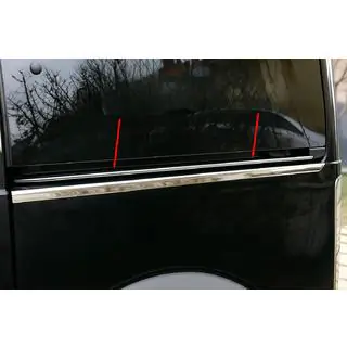 Nerezová lišta na koľajnicu posuvných dverí fotografia 1