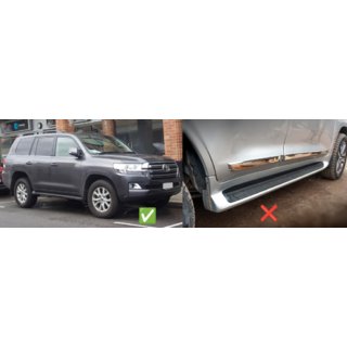 Predné zástierky (2 ks, pre prahy bez osvetlenia) Toyota Land Cruiser 200 2007–2021 fotografia 1