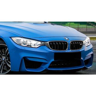 M-Look obličkové mriežky (čierny lesk s chrómovým lemom) BMW rad 3 F30/F31 2012–2019 fotografia 1