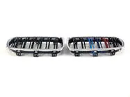 BMW rad 3 F30/F31 2012–2019 Obličkové mriežky M-Look (M-Color s chrómovým lemom) fotografia 4