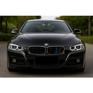 Obličkové mriežky M-Look (M-Color s chrómovým lemom) BMW rad 3 F30/F31 2012–2019 fotografia 1