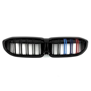 Obličkové mriežky M-Look V2 (2018-2022, M-Color s čiernym lemovaním) BMW 3. rad G20/G21 2018– fotografia 2
