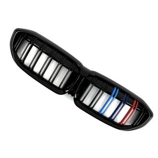 Obličkové mriežky M-Look V2 (2018-2022, M-Color s čiernym lemovaním) BMW 3. rad G20/G21 2018– fotografia 3