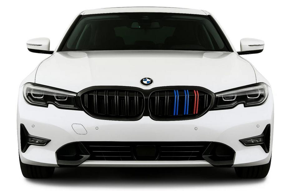 BMW 3. rad G20/G21 2018– Obličkové mriežky M-Look V2 (2018-2022, M-Color s čiernym lemovaním) Image