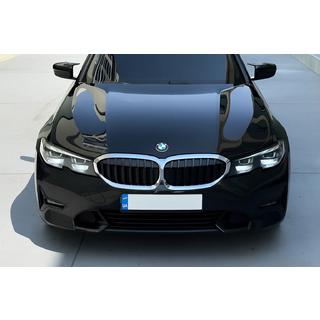 Obličkové mriežky 1 Bar (2018-2022, čierny lesk s chrómovým lemom) BMW 3. rad G20/G21 2018– fotografia 1