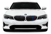 BMW 3. rad G20/G21 2018– Obličková mriežka 1 lamela (2018-2022, M-Color s chrómovým rámikom) fotografia 1