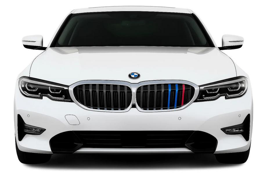 BMW 3. rad G20/G21 2018– Obličková mriežka 1 lamela (2018-2022, M-Color s chrómovým rámikom) Image