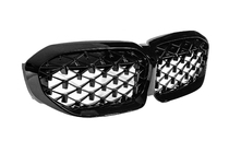 BMW 3. rad G20/G21 2018– Obličkové mriežky Diamond Black (2018-2022, čierny rámik) fotografia 9