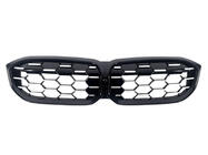 BMW 3. rad G20/G21 2018– Obličkové mriežky Diamond Silver (2022+, čierny rámik) fotografia 2