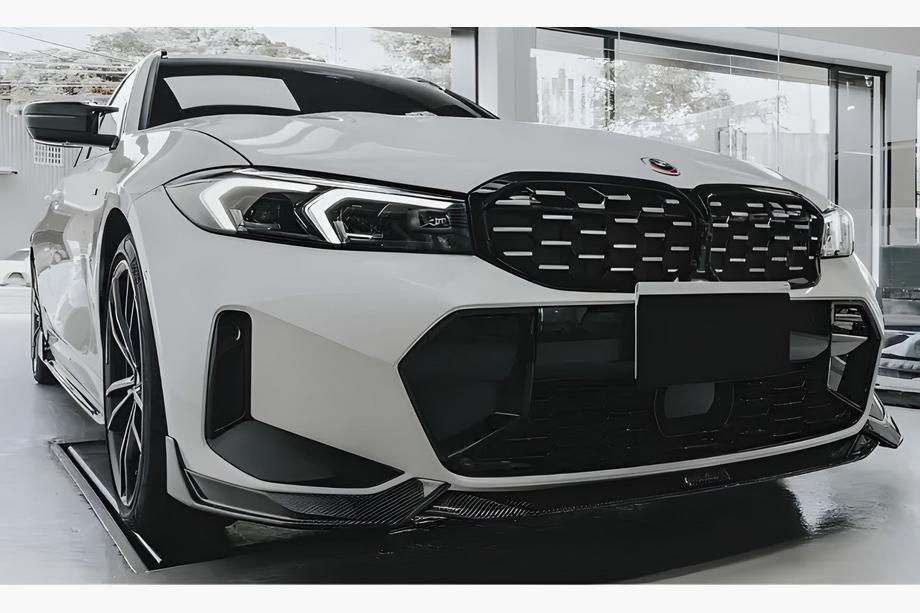 BMW 3. rad G20/G21 2018– Obličkové mriežky Diamond Silver (2022+, čierny rámik) Image