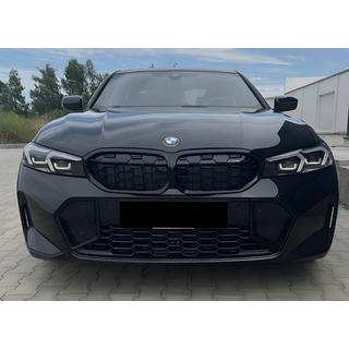 Obličkové mriežky Diamond Black (2022+, čierny rámik) BMW 3. rad G20/G21 2018– fotografia 1