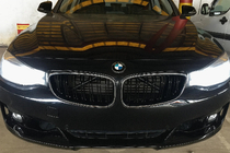 BMW 3. séria F34 2013–2020 M-Look obličkové mriežky (čierny lesk s chrómovým lemom) fotografia 1